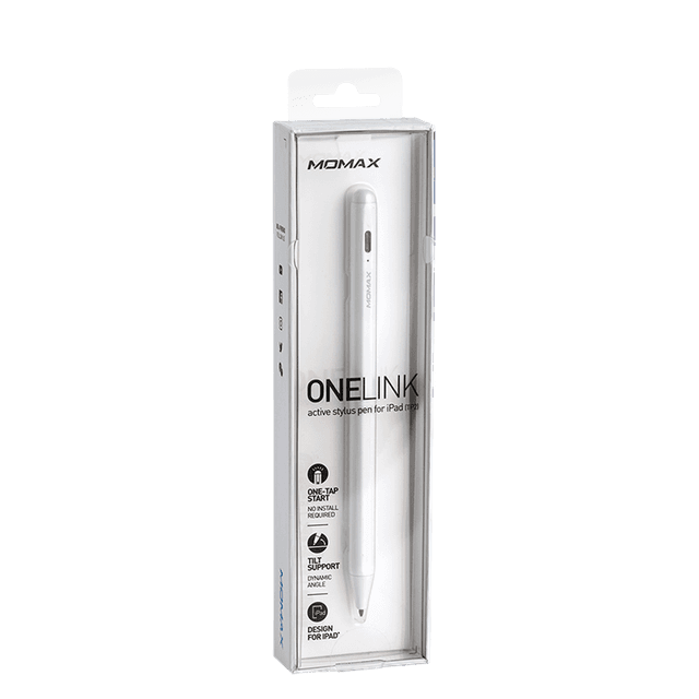 قلم آيباد ONELINK ACTIVE STYLUS PEN FOR IPAD MOMAX - أبيض