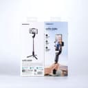 momax selfie hero smartphone gimbal 1 axis stabilizer with tripod balck