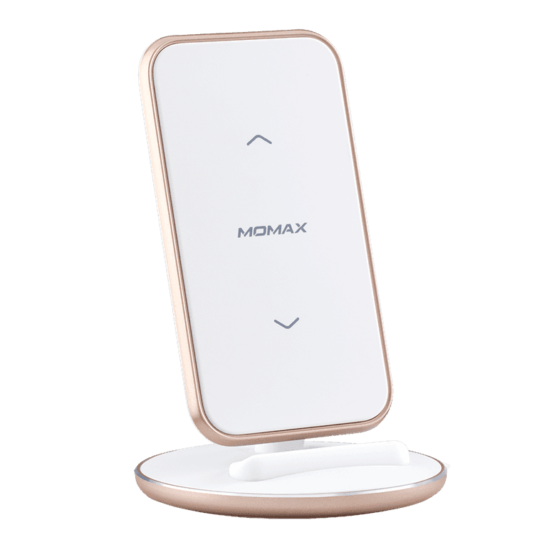 momax q dock 5 fast wireless charger 15w white