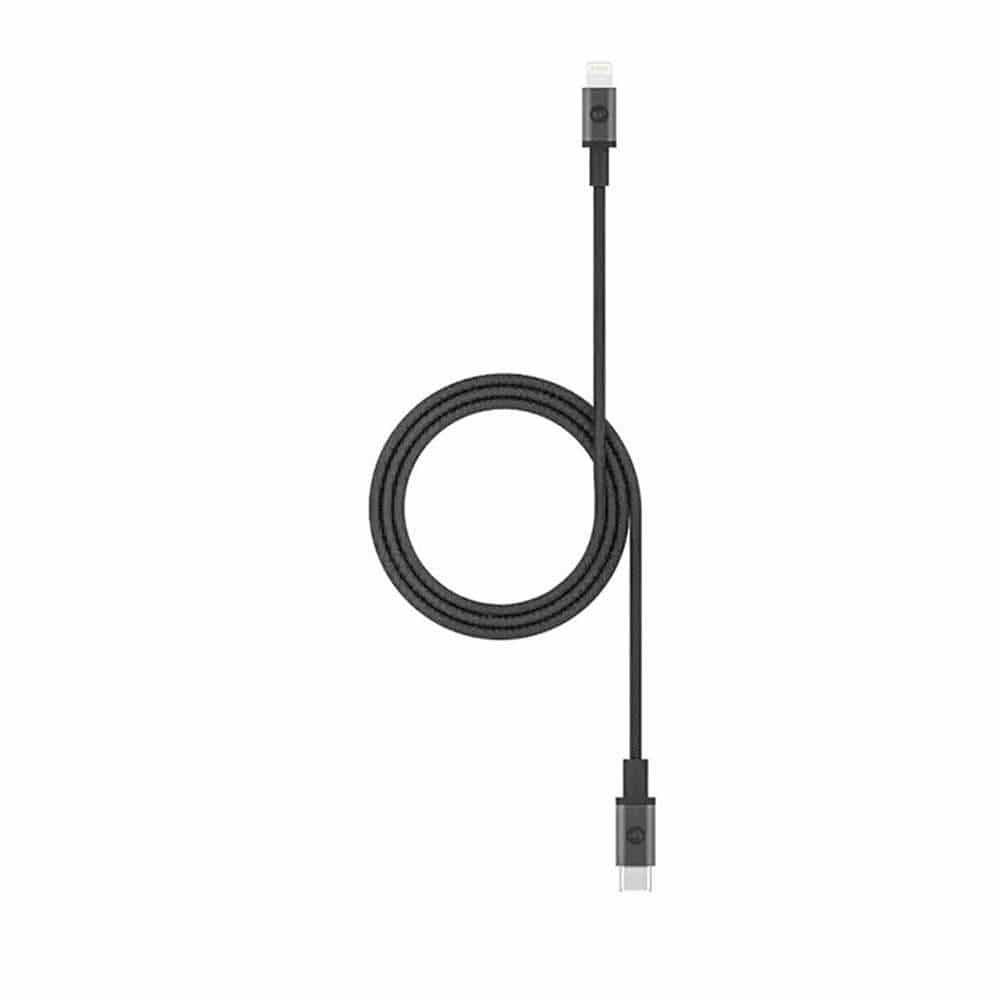 mophie usb c to lightning cable 1m black