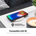 قاعدة شاحن لاسلكي 10 واط يدعم الشحن السريع MOPHIE Qi 10W Fast Charging Stream Pad Plus - SW1hZ2U6MzE3NTg=