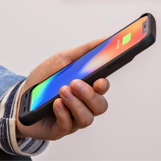 كفر أيفون إكس مع بطارية متنقلة مدمجة بسعة 1720 ميلي أمبير موفي MOPHIE Juice Pack Air Battery Case for iPhone X