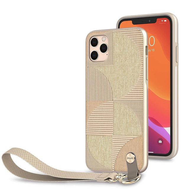 كفر ايفون ( يدعم Magsafe ) - بيج Moshi - iPhone 11 Pro Max Case (Altra Sahara Beige) - SW1hZ2U6NTc1OTI=