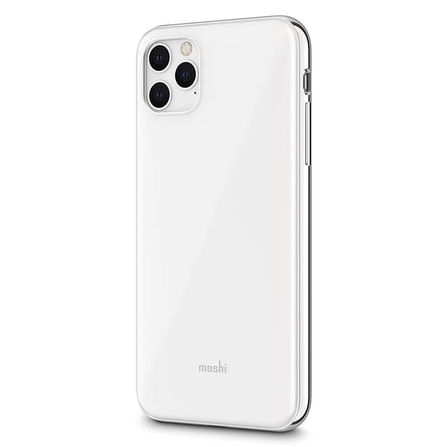 moshi iphone 11 pro max case iglaze pearl white