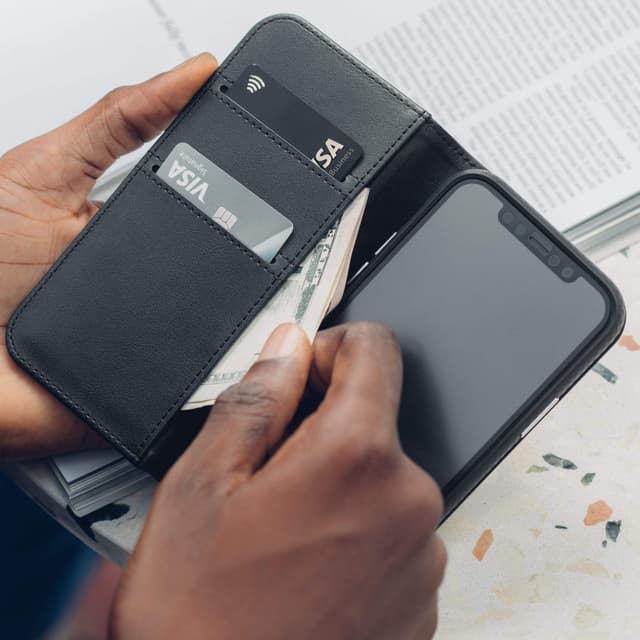 Order moshi overture apple iphone 12 12 pro case leather folio w