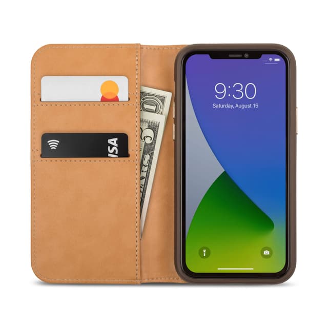 Order moshi overture apple iphone 12 12 pro case leather folio w