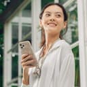 moshi altra apple iphone 12 12 pro case antimicrobial slim shell cover drop protection detachable wrist strap w snapto system wireless pass through charging compatible beige