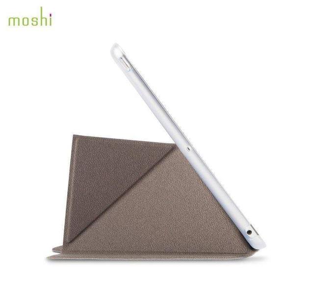 كفر ايباد ( قابل للطي ) - رمادي MOSHI - Versa Cover Velvet Gray For iPad (2017) - SW1hZ2U6MzMxNjY=