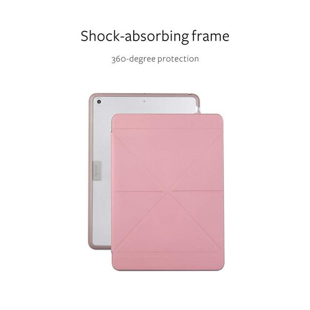 كفر ايباد ( قابل للطي ) - وردي MOSHI - Versa Cover Sakura Pink - For iPad ( 2017 ) - SW1hZ2U6MzMxNzE=