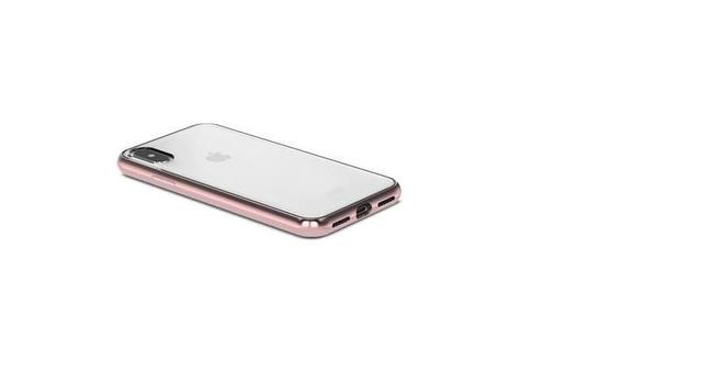 كفر ايفون ( يدعم Magsafe ) - وردي MOSHI -  Vitros Golden Rose for iPhone XS/X - SW1hZ2U6MzMyNjc=