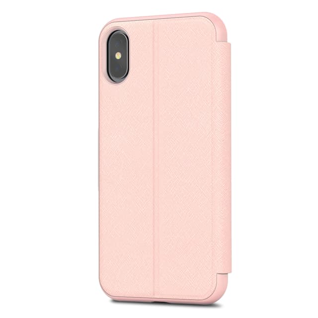 كفر ايفون ( قابل للطي ) - وردي MOSHI - Sensecover Luna Pink - for iPhone XS/X