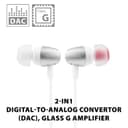 سماعات اذن (Type-C ) - ابيض Moshi - Mythro C USB Type-C Earphones