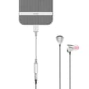 محول سماعة رأس مع موصل Lightning من MOSHI - فضي