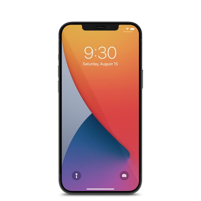 شاشة حماية Moshi - AIRFOIL PRO Apple iPhone 12 Pro Max Screen Protector - إطار أسود