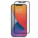 moshi ivisor anti glare apple iphone 12 pro max screen protector edge to edge screen protection 2x stronger than glass anti scratches anti shatter easy install matte w black frame - 243721