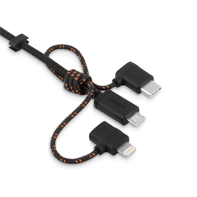 moshi 3 in 1 universal charging cable for ios usb c and micro usb devices black - SW1hZ2U6NTc1NTI=