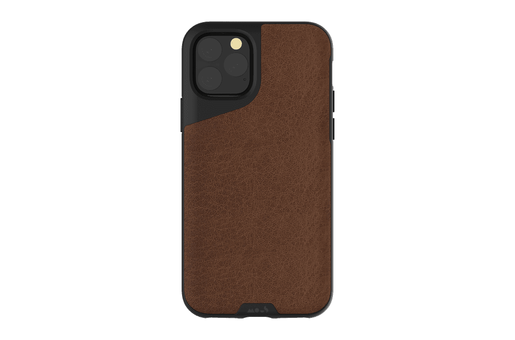 mous contour leather case for iphone xi 5 8 2019 brown