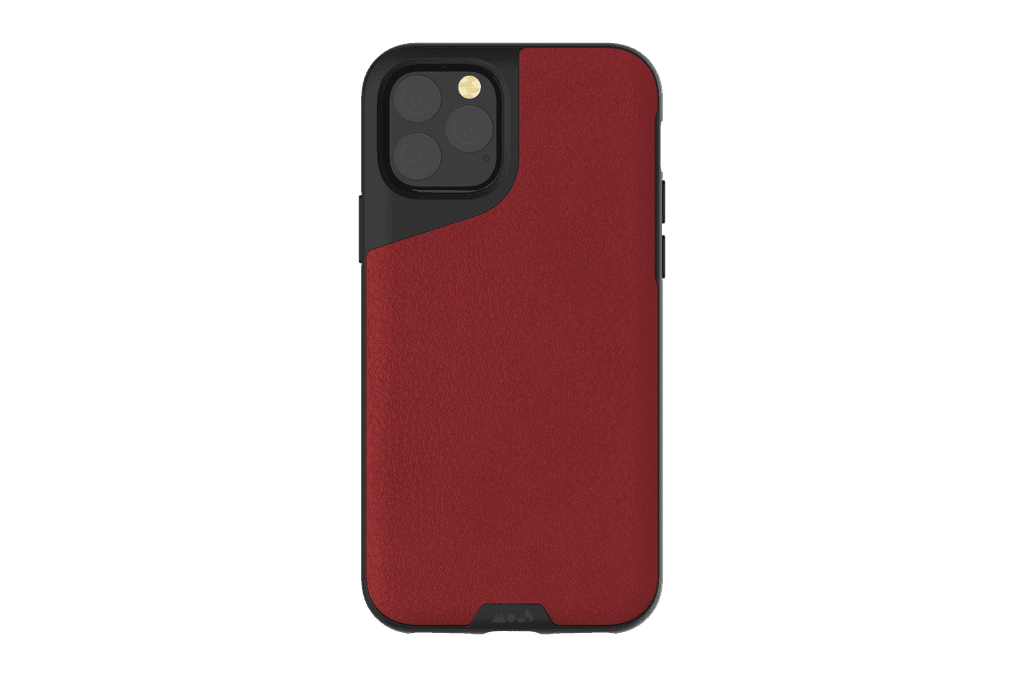 mous contour leather case for iphone xi 5 8 2019 red