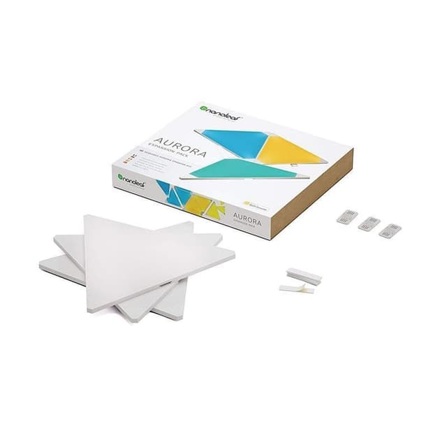 ألواح إضاءة ذكية إضافية من نانوليف - 3 ألواح مثلثة