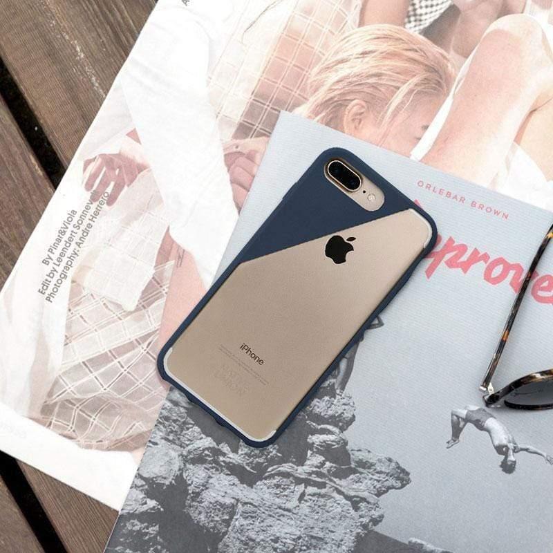 native union clic crystal case for iphone 8 7 marine