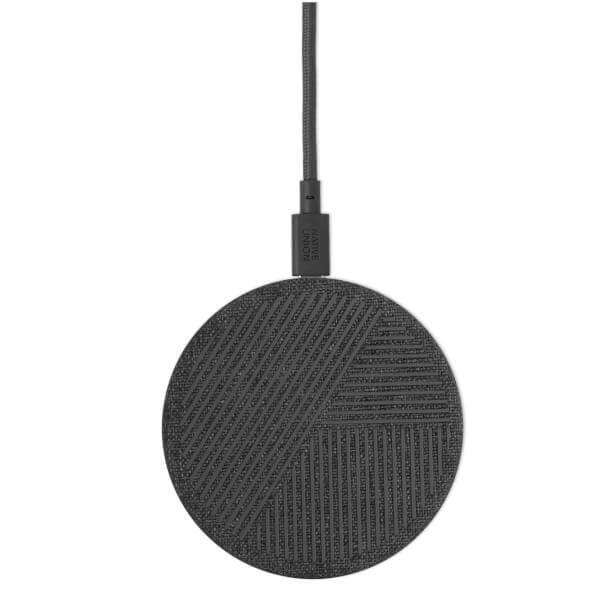 native union drop wireless charger slate