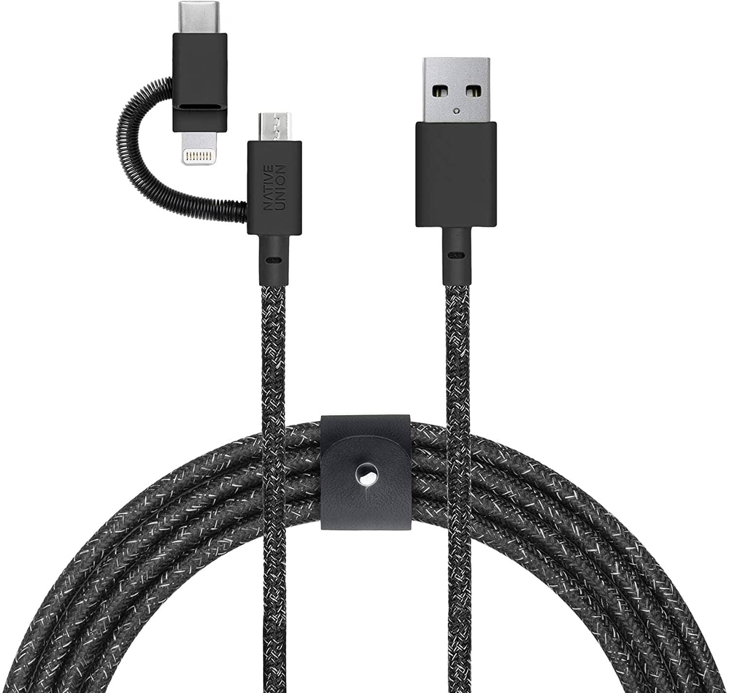 native union belt 2m cable 3 in 1 lightning micro and type c cosmos