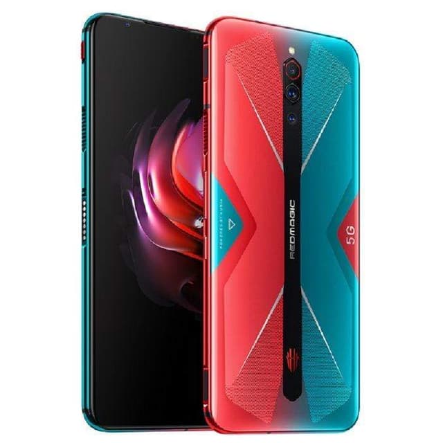 هاتف الألعاب Nubia RedMagic 5G – رامات 12 جيجا – 256 جيجا تخزين – أحمر مع أزرق