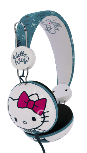 هيدفون للأطفال  HELLO KITTY On Ear Folding Headphone - Kitty See Lover - SW1hZ2U6MzIyMTA=