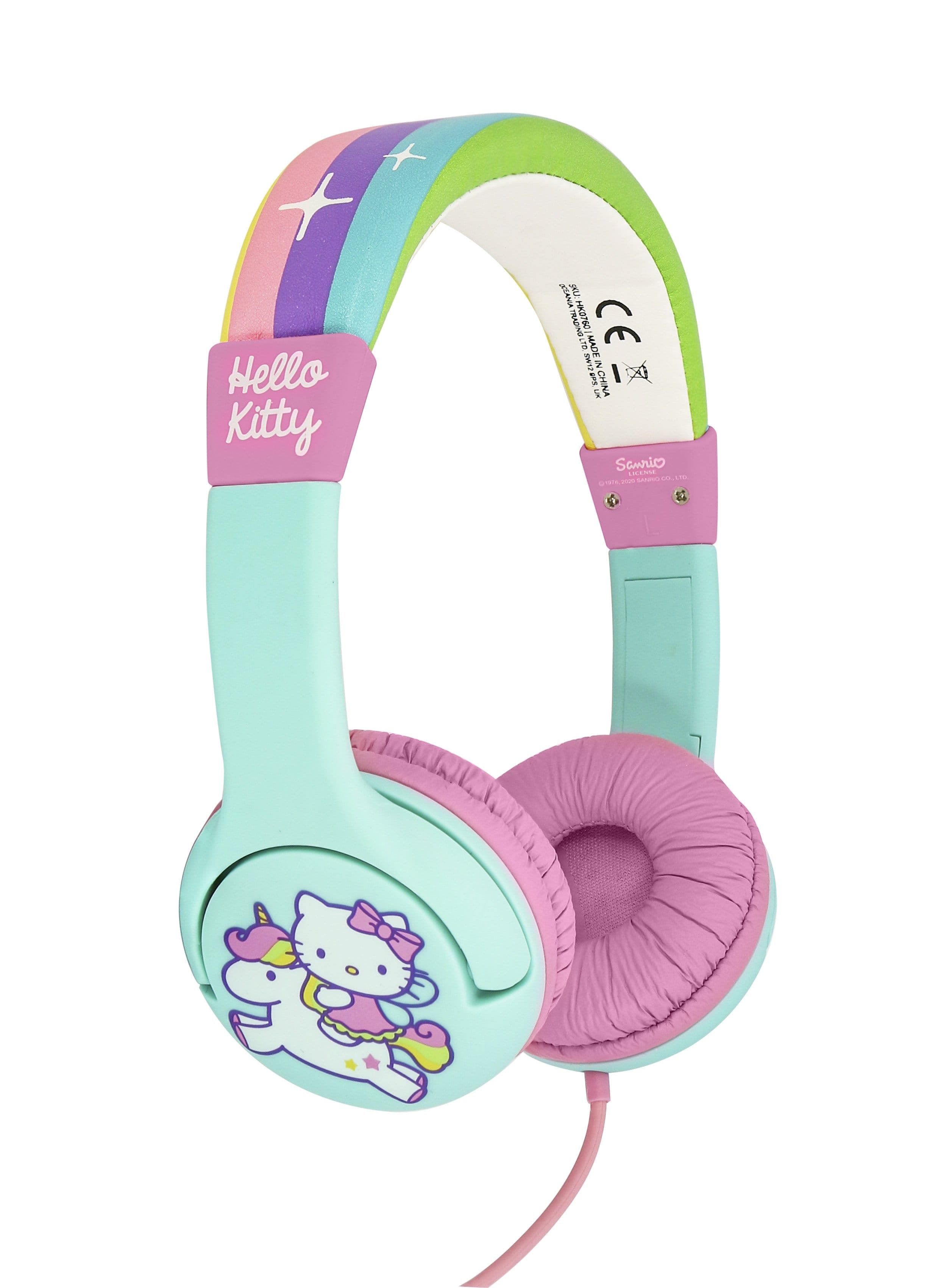 سماعات اطفال سلكية قابلة للطي 85 ديسيبل هالو كيتي او تي ال Otl Hellokitty 85db Foldable Wired Children's Headphones