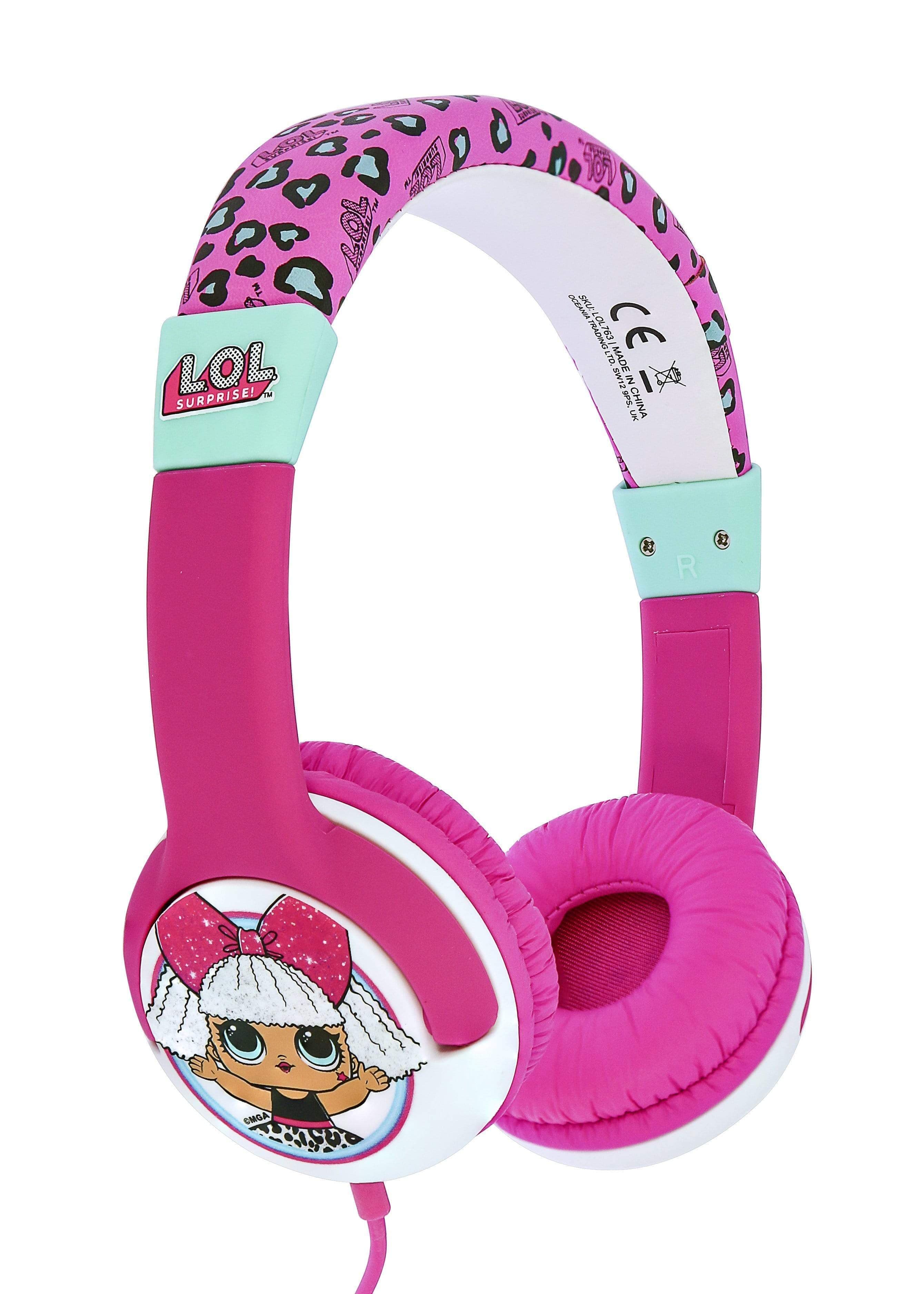 سماعات اذن طبية للاطفال سلكية 85 ديسيبل زهرية او تي ال Otl Pink 85db OnEar Wired Headphone