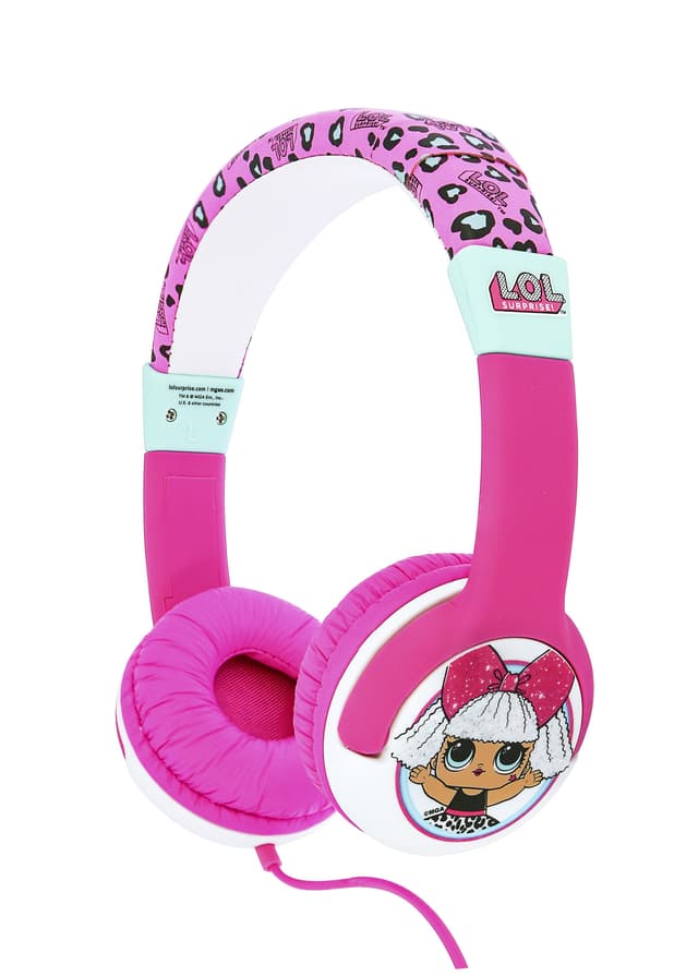 سماعات اذن طبية للاطفال سلكية 85 ديسيبل زهرية او تي ال Otl Pink 85db OnEar Wired Headphone - 69916