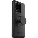 كفر حماية سيليكون مع خاتم لهاتف Samsung S20 Ultra لون أسود Pop Symmetry Series Case Black for Samsung S20 Ultra - OtterBox - SW1hZ2U6NTc4MTA=