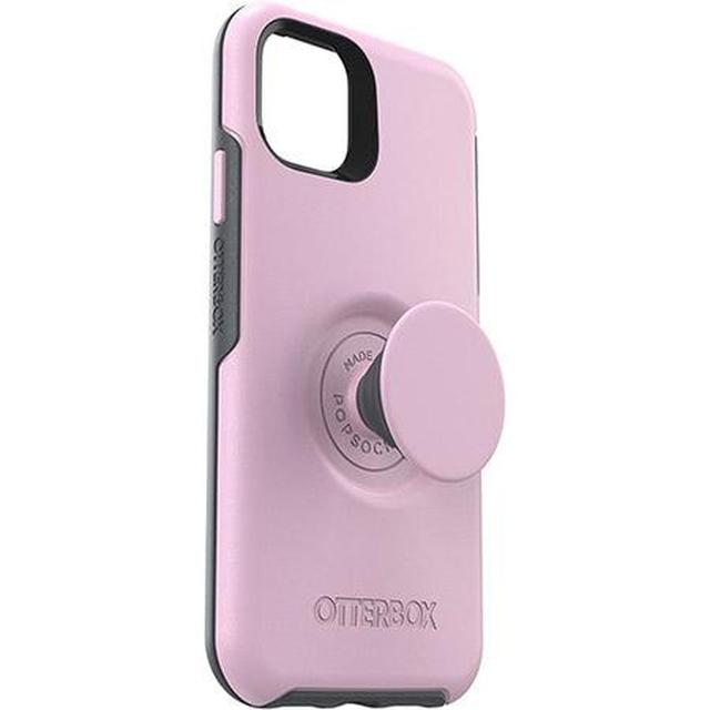 كفر حماية سيليكون مع خاتم لهاتف iphone 11 لون زهرPop Symmetry Series Case Black for iPhone 11 Pro - OtterBox - SW1hZ2U6NTc4MTM=