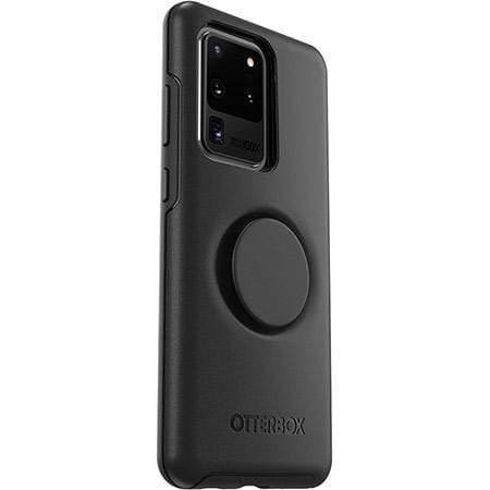 كفر حماية سيليكون مع خاتم لهاتف Samsung S20 Ultra لون أسود Pop Symmetry Series Case Black for Samsung S20 Ultra - OtterBox - SW1hZ2U6NTc4MDk=