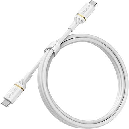 كيبل أبيض OTTERBOX USB-C to USB-C PD Cable 1 Meter