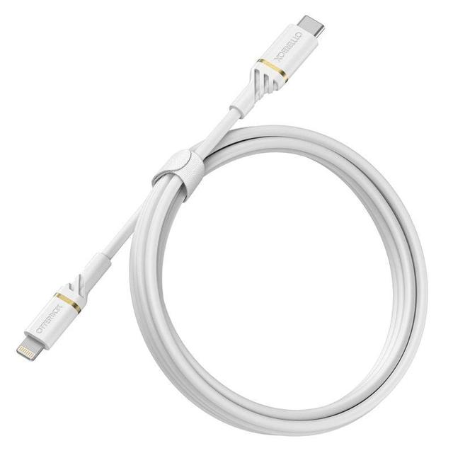 شاحن ايفون سريع مع كيبل بقوة 18 واط 1 متر أبيض اوتربوكس Otterbox White 1M 18W Fast Wall Charger Bundle