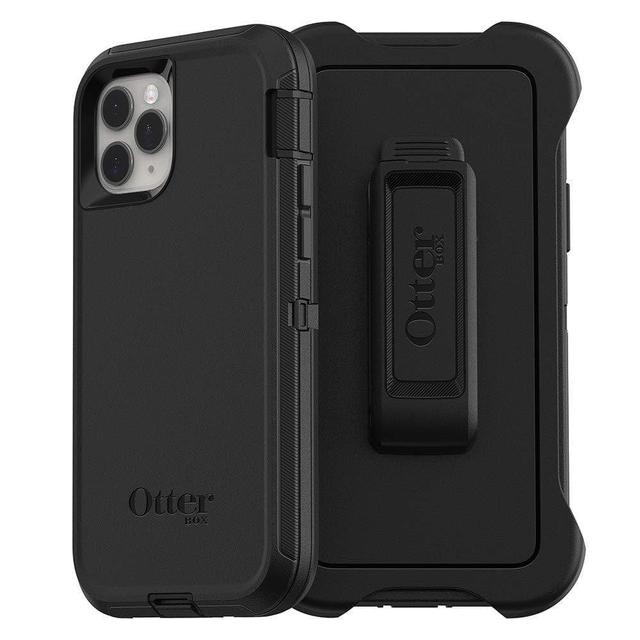 كفر حماية سيليكون لهاتف iphone 11 pro لون أسود Defender Series Screenless Edition Case for iPhone 11 Pro - OtterBox - SW1hZ2U6NTc3NTM=