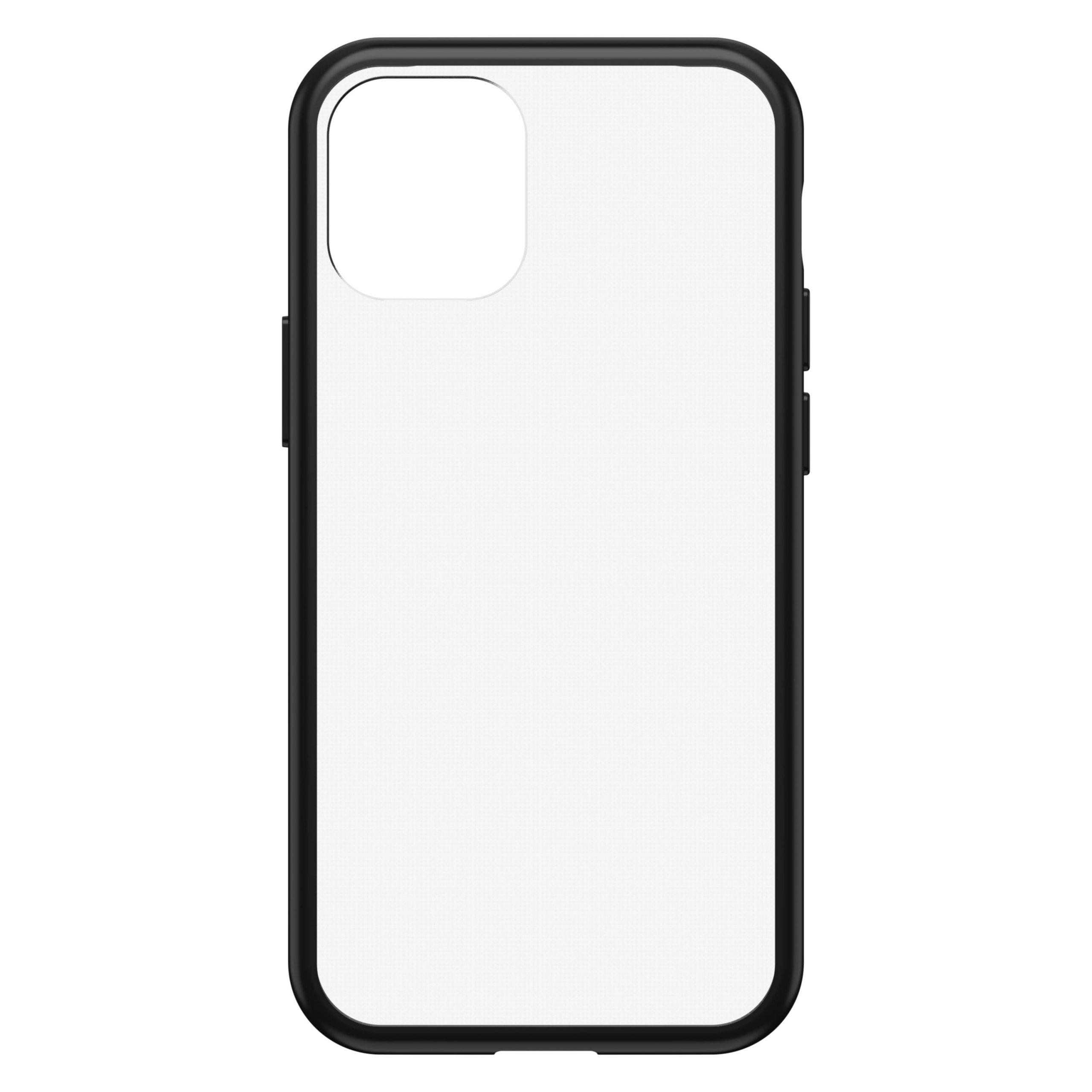 كفر OtterBox - Apple iPhone 12 Mini React Clear case - شفاف  إطار أسود