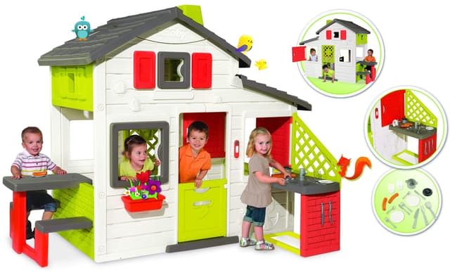 لعبة منزل الأصدقاء  Friends House Playhouse with kitchen