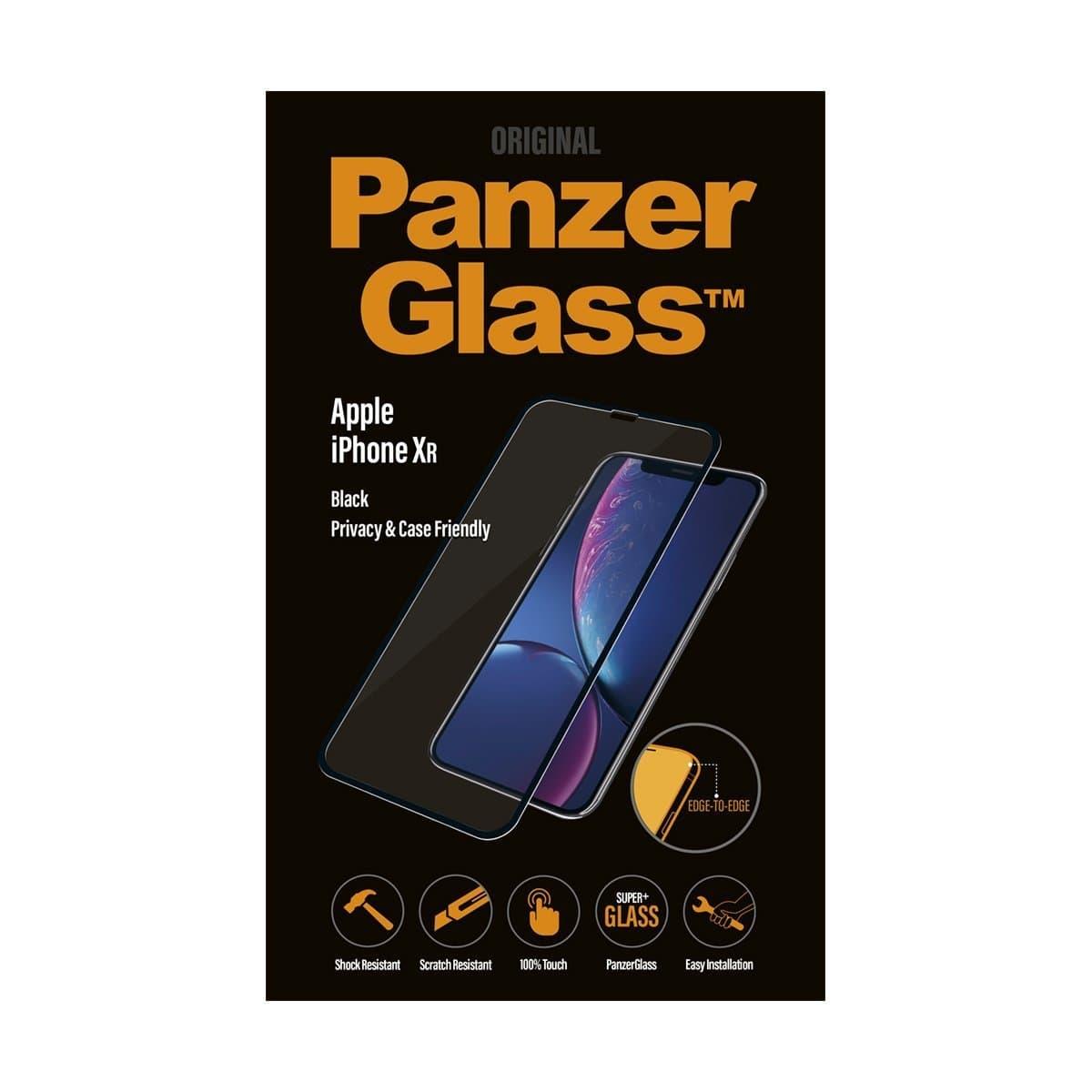 شاشة حماية الخصوصية اسود Edge To Edge Black for iPhone XR Privacy من PANZERGLASS