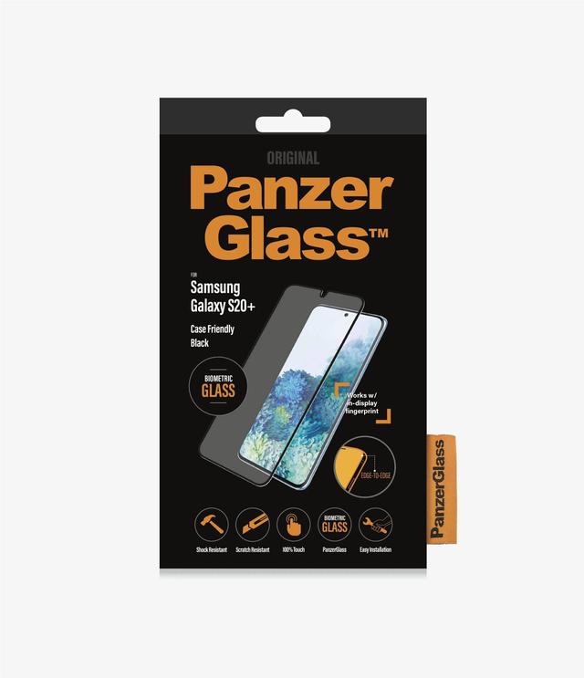 panzerglass samsung galaxy s20 screen protector biometric with finger prints black 1 - SW1hZ2U6NTgwNDE=