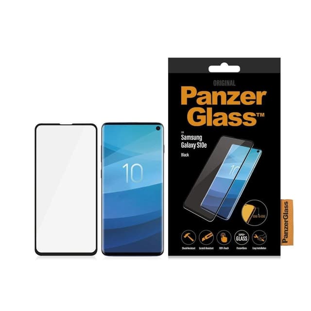 panzerglass screen protector for samsung s10e s10 lite black