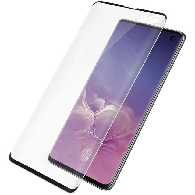 شاشة حماية اسود Tempered Glass Screen Protector for Samsung Galaxy S10 من PanzerGlass - SW1hZ2U6NTgxMzA=
