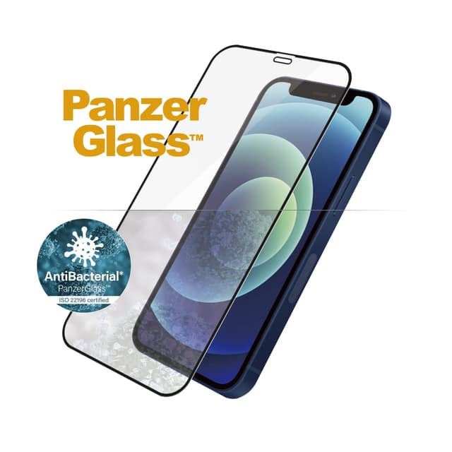 شاشة حماية PanzerGlass - iPhone 12 Mini Screen Protector - إطار أسود