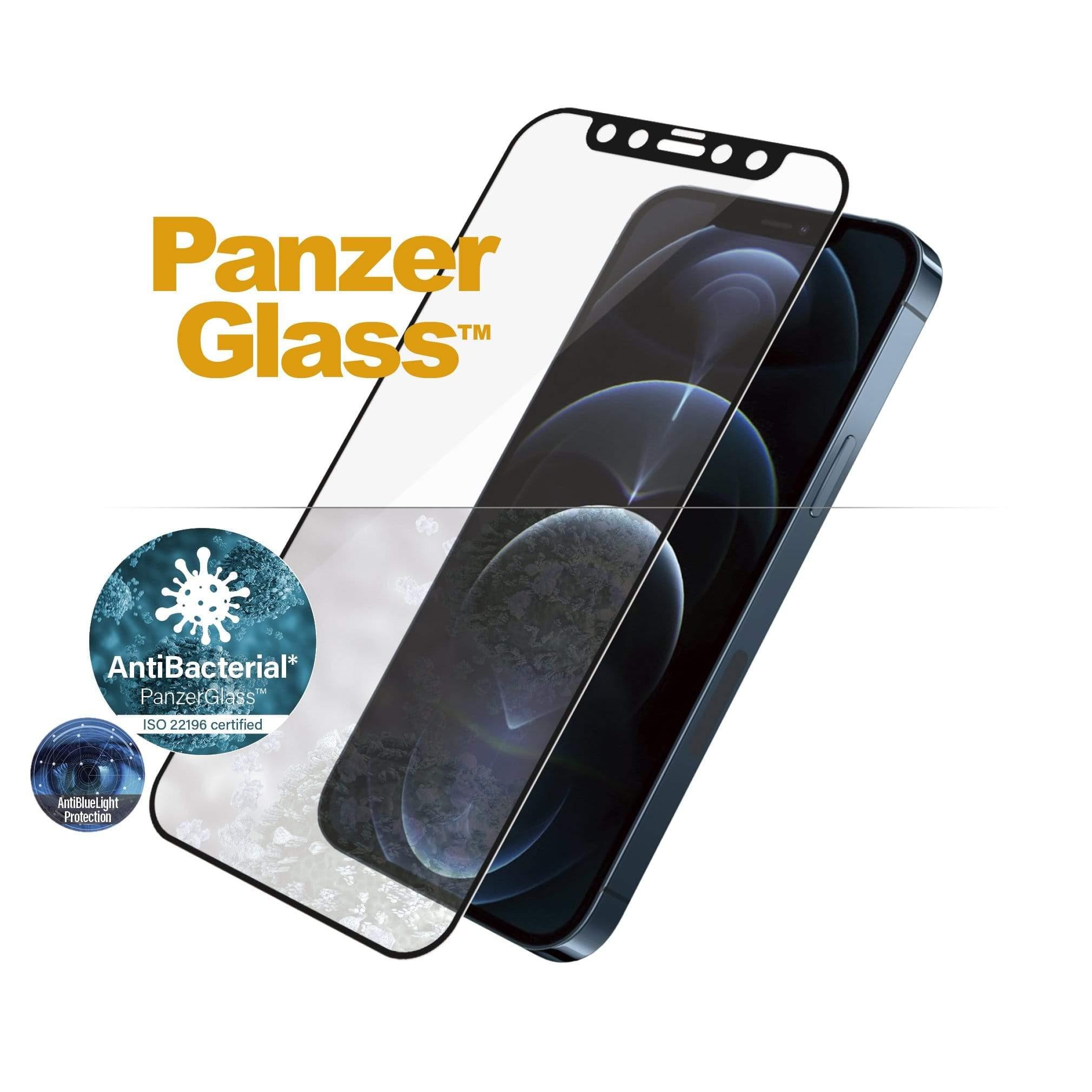 شاشة حماية PanzerGlass - Anti-BlueLight iPhone 12 Pro Max Screen Protector - إطار أسود