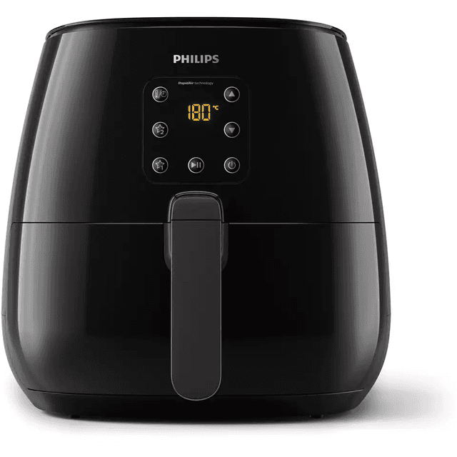 مقلاة هوائية فيليبس 1900 واط  إكس لارج أسود Philips Black Xl 1900 W Airfryer