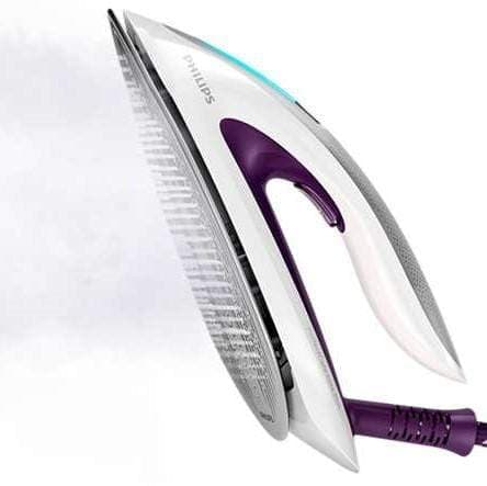 مكواة بخارية فيليبس بتقنية الحرارة الأوتوماتيكية لجميع أنواع الأقمشة 2700 واط 1.8 لتر Philips Steam Iron Optimal Temp 2700W - 1.8 Litre