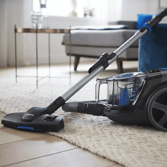 مكنسة فيليبس باور برو كهربائية بدون كيس 1800 واط Philips powerpro compact bagless vacuum cleaner FC9350/61