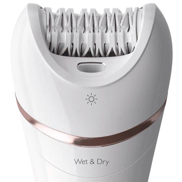 ماكينة حلاقة للجسم جاف ورطب سلسلة 8000 ملحقات عدد 9 فيليبس Philips 8000 Series Wet Dry Epilator