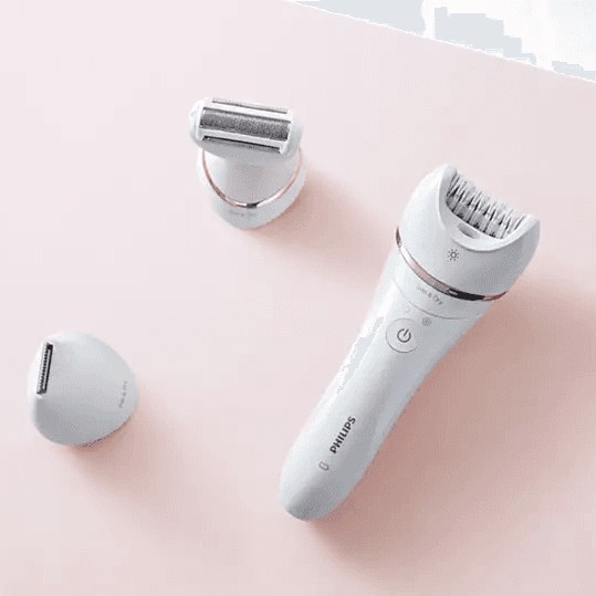 ماكينة حلاقة للجسم جاف ورطب سلسلة 8000 ملحقات عدد 9 فيليبس Philips 8000 Series Wet Dry Epilator